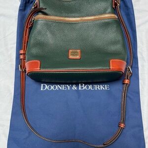 Dooney & Bourke Green Pebble Grain Crossbody